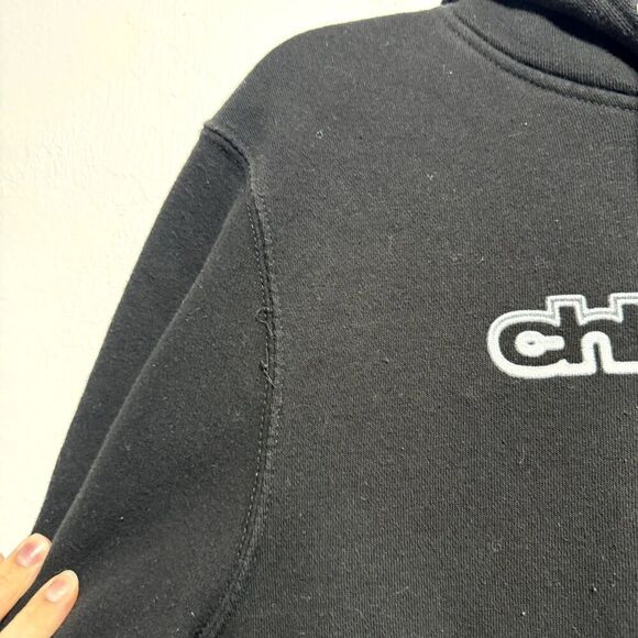 Chloe x Halle Sweatshirt Merch Angel Wings Pullover Hoodie Black Womens sz Small - Picture 3 of 6